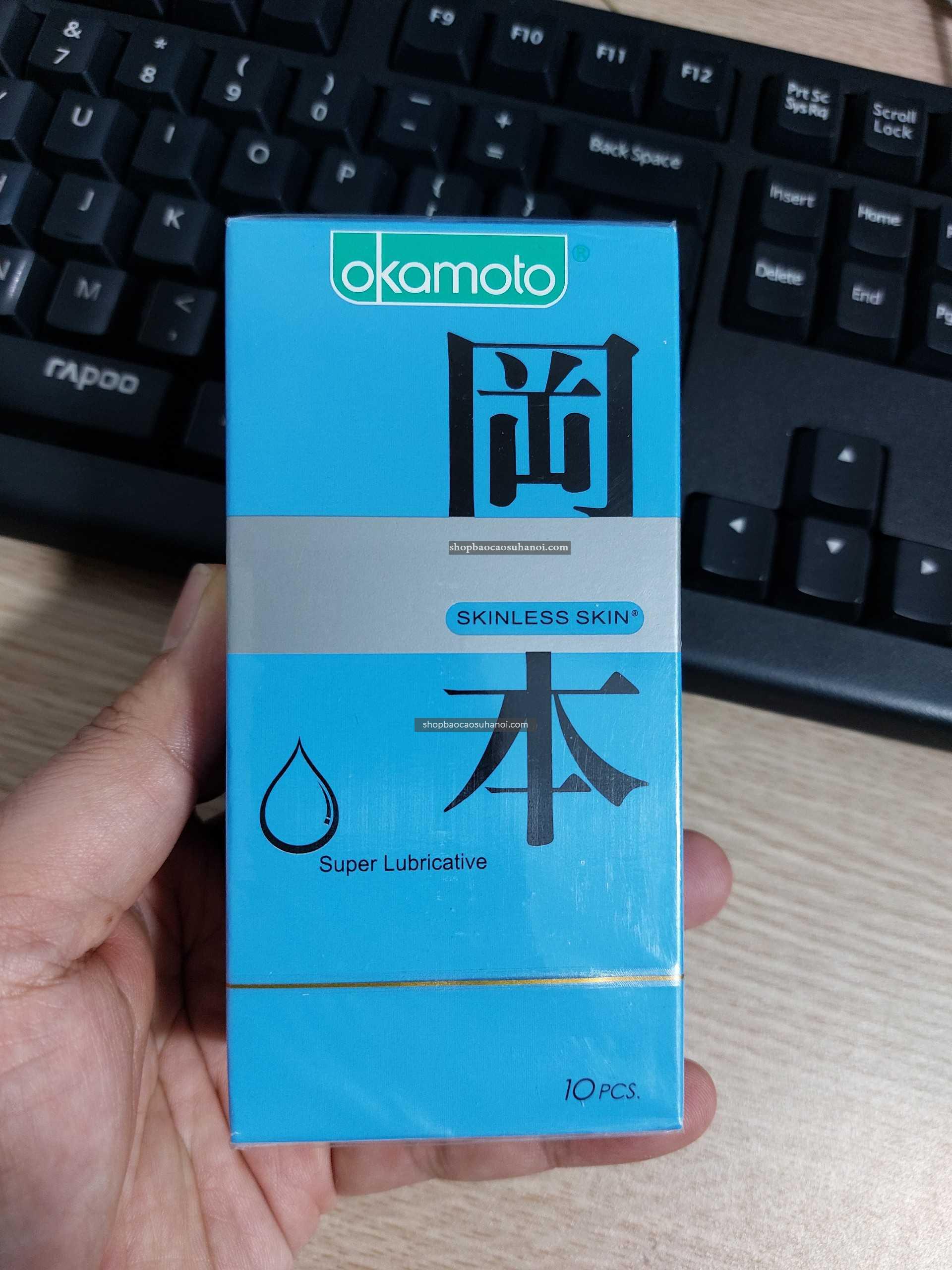 Bao Cao Su OKAMOTO Skinless Sieu Boi Tron-shopthanhtung