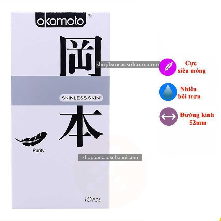 Bao Cao Su Okamoto Skinless sieu mong 1-shopthanhtung