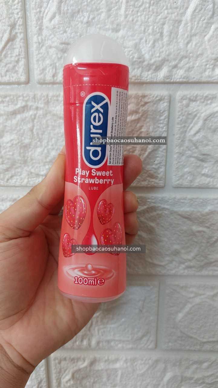GEL BOI TRON HUONG DAU DUREX PLAY STRAWBERRY-shopthanhtung