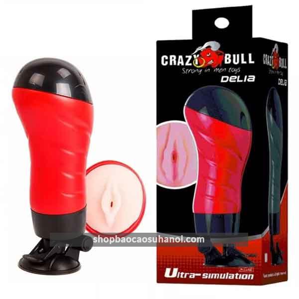Âm đạo giả gắn tường rung rên Crazy bull Delia Hà Nội