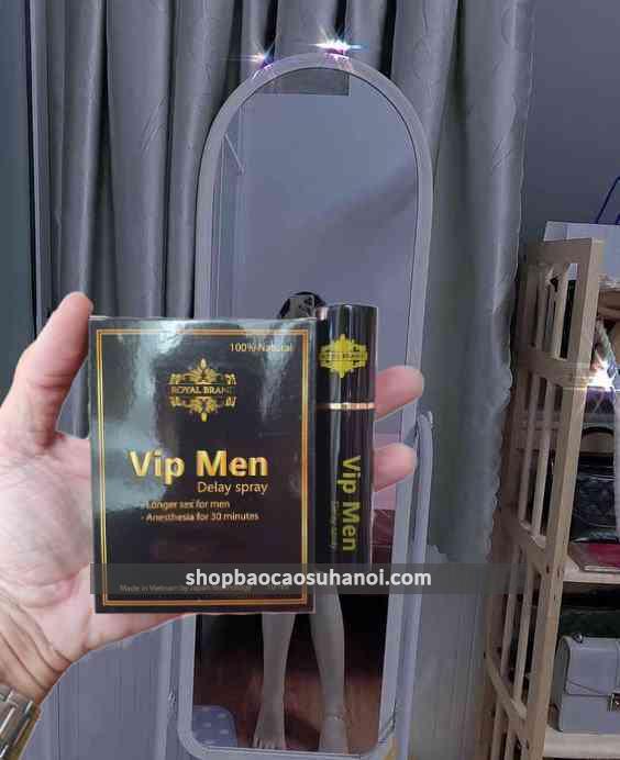 Có nên dùng Chai xịt vip men?