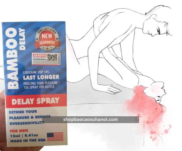 chai xịt bamboo delay Hà Nội