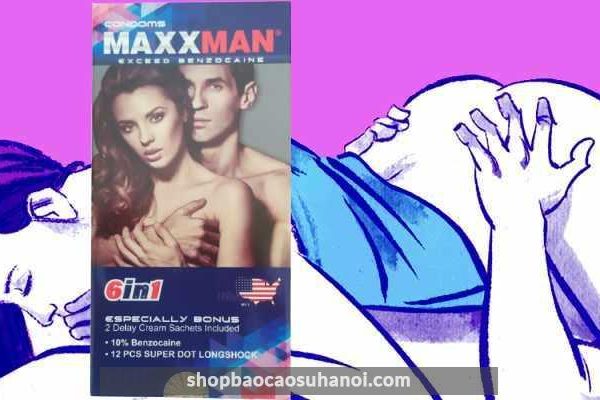 bao cao su maxman 6in1 1147