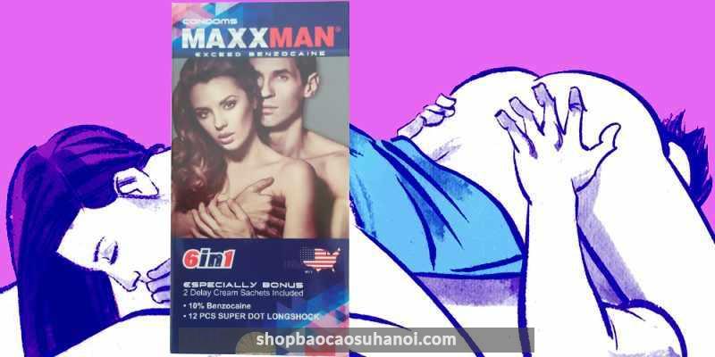 bao cao su maxman 6in1 1147