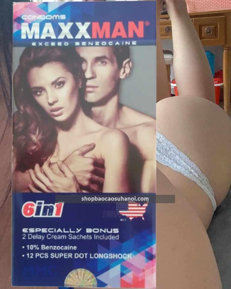 bao cao su maxman 6in1 1236